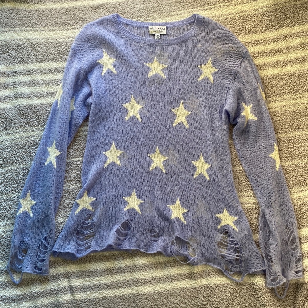 Wildfox distressed sweater